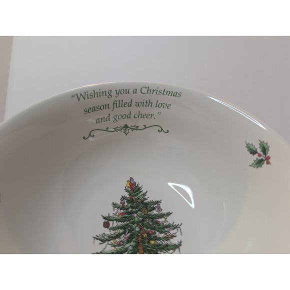 Spode 2009 Christmas Tree Revere Bowl NEW in Box - 6" Holiday Candy Dish - Picture 3 of 5